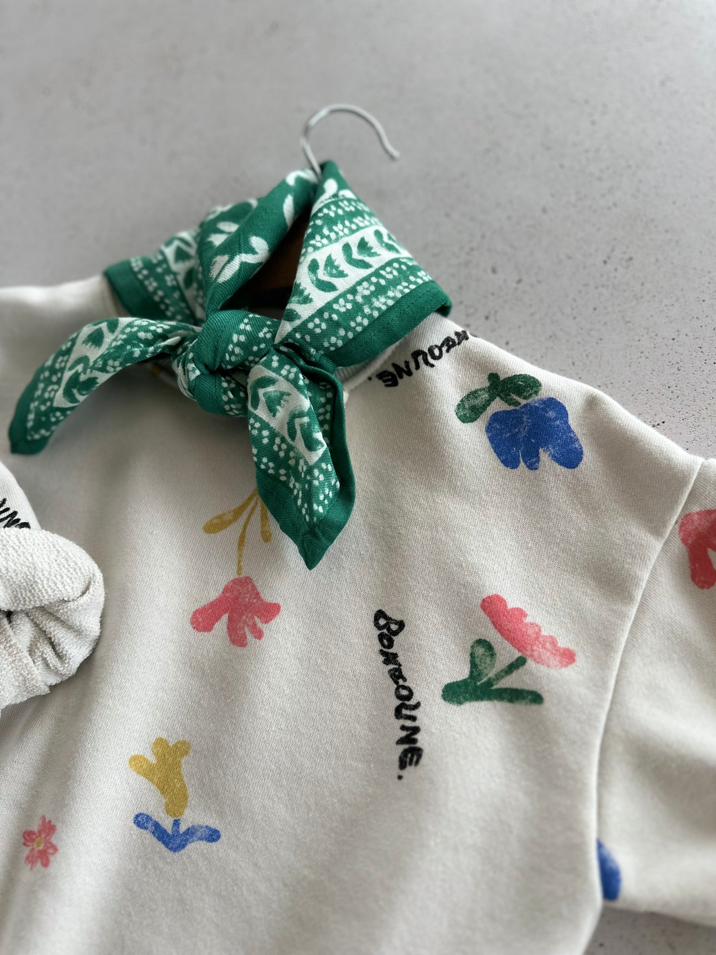 Mumbai mini scarf - spar green