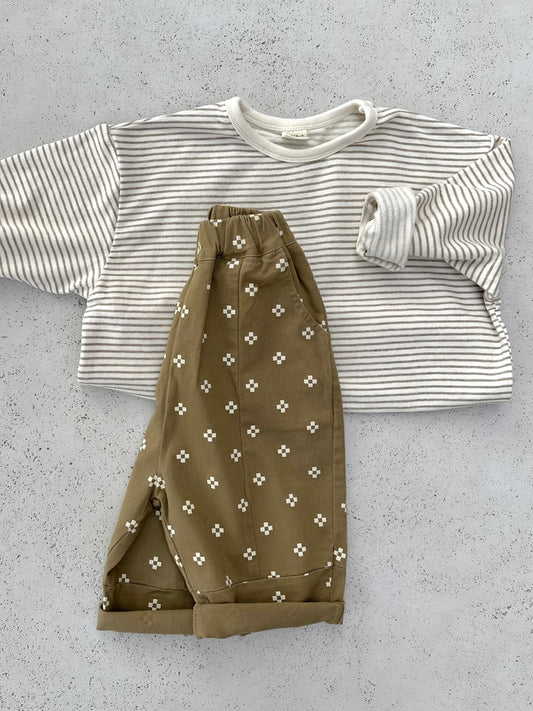 Lyon barrel pants - khaki
