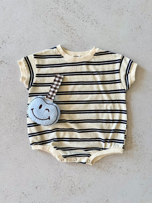 Bebe Saint stripe summer suit - navy