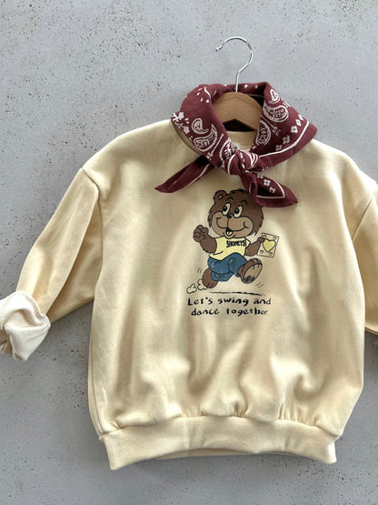 Oscar mini scarf - wine/butter