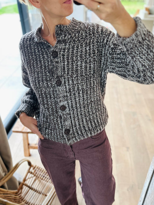 Cardigan Mocca Mélange