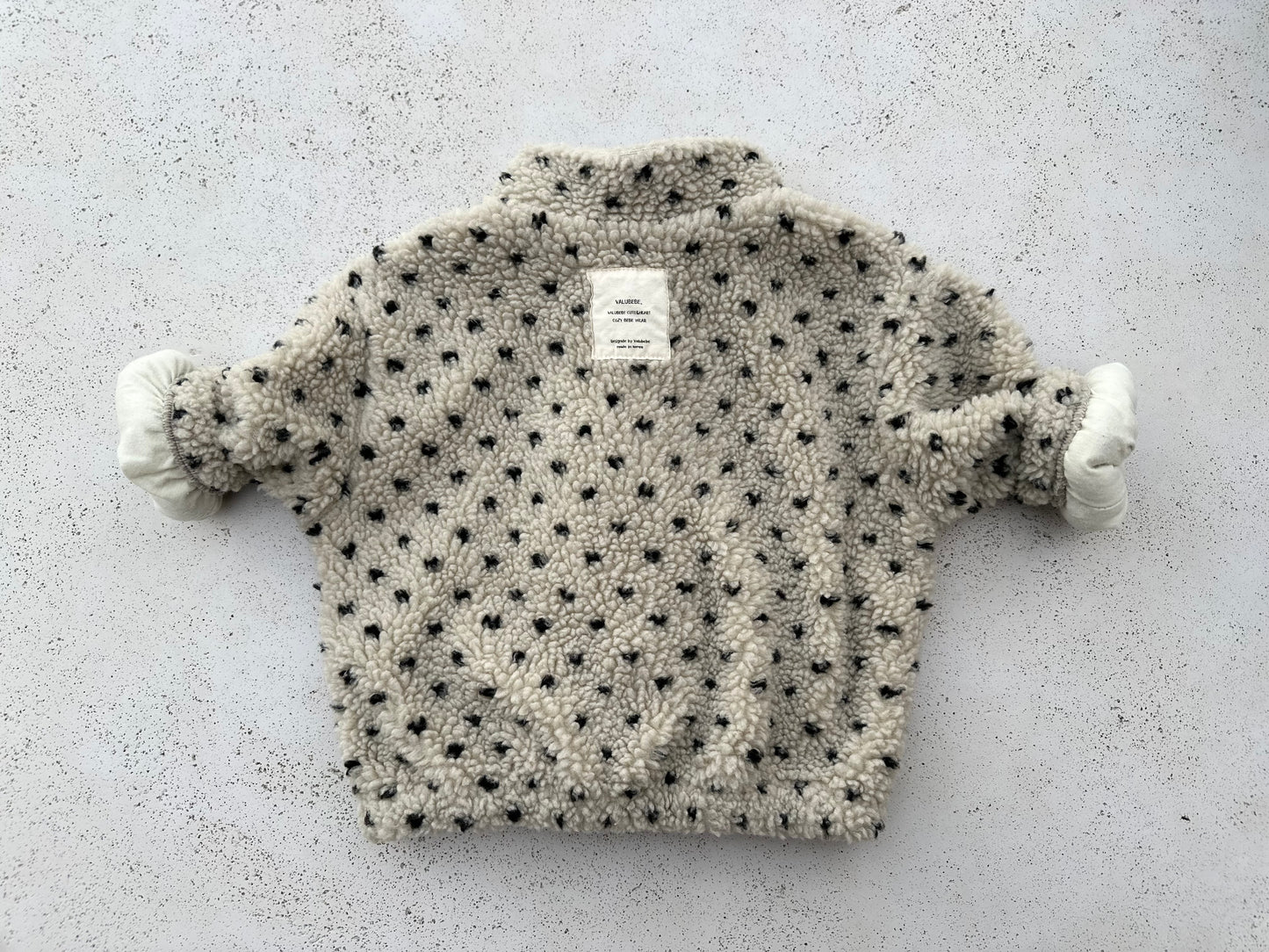 Bebe monet fleece jacket - beige