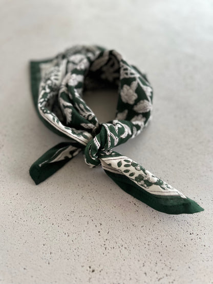 Calcutta mini scarf - green