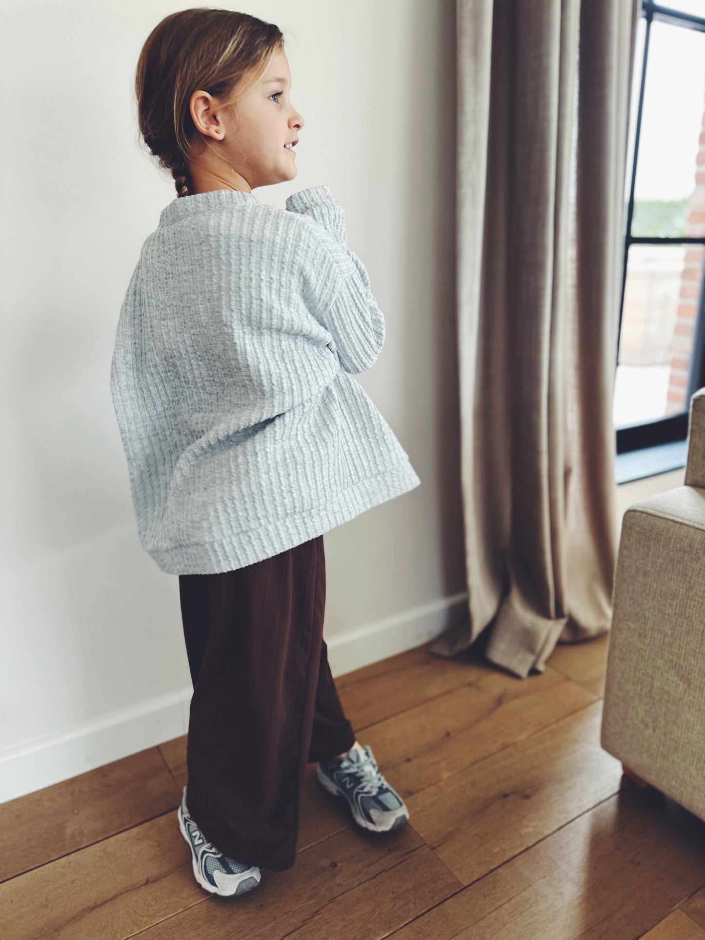 Eline cardigan - white melange