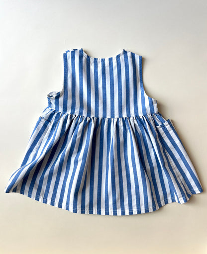 Billie stripe dress - Blue