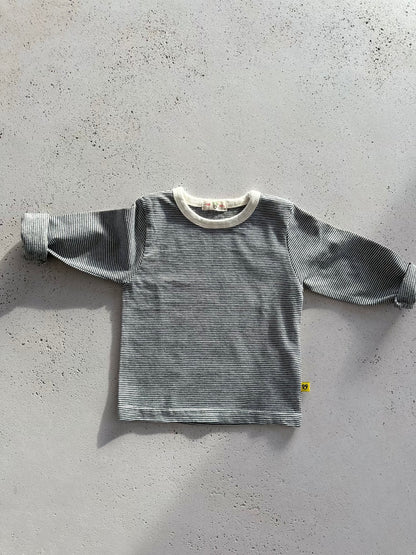 Bebe Lou stripe longsleeve - navy/yellow