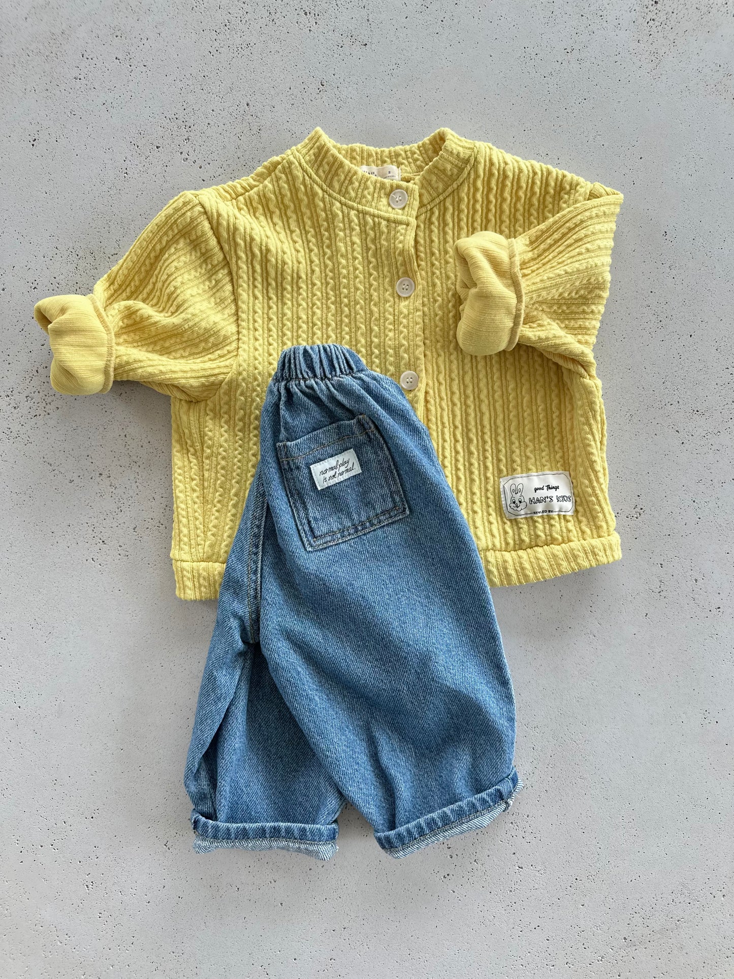 Eline cardigan - yellow