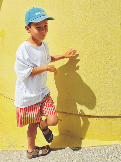 Bastien nice stripe pants - orange-beige