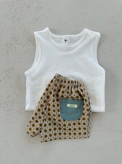 Fresi sleeveless basic - ivory