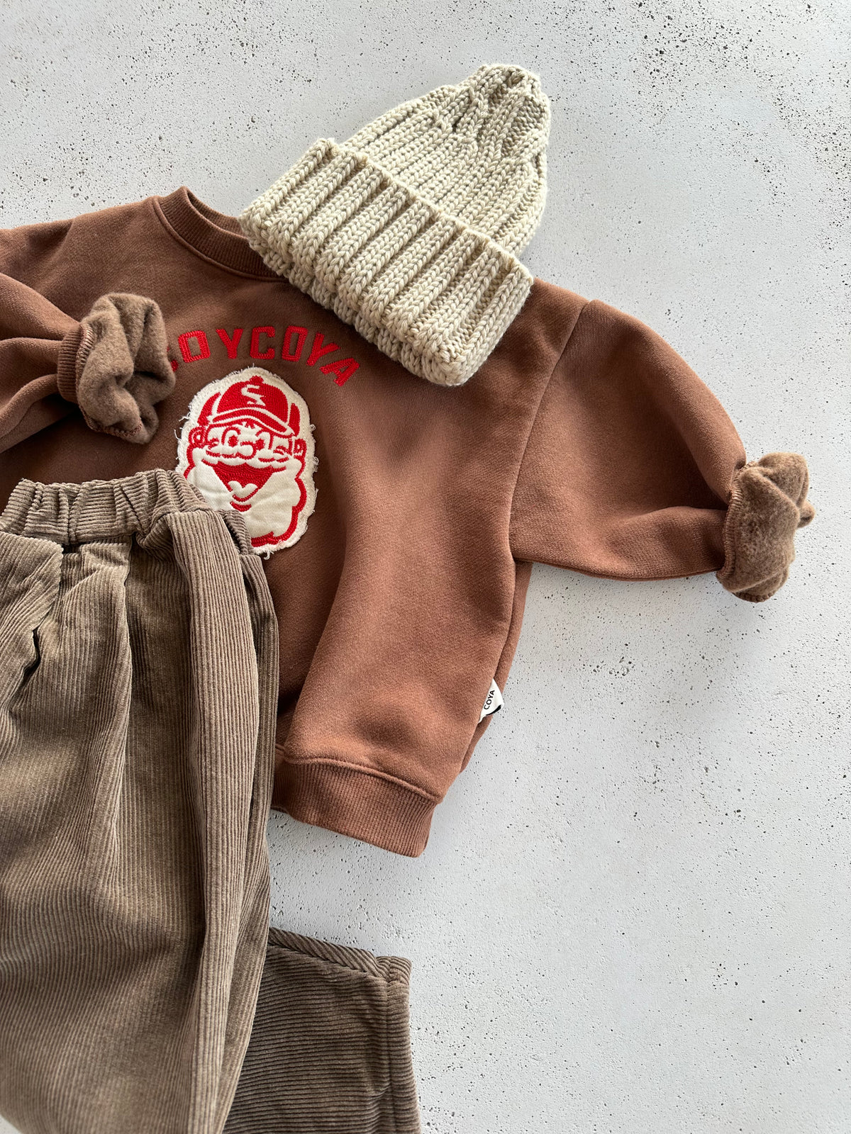 Bambi winter rib pants - dark brown