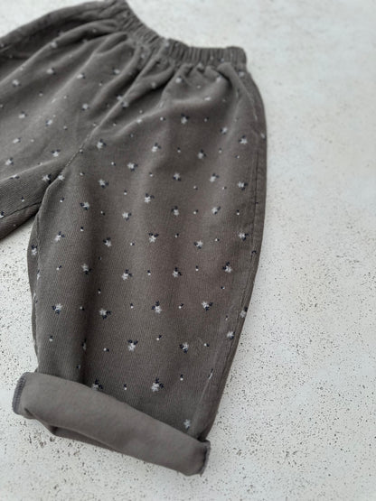 Melly corduroy pants - charcoal