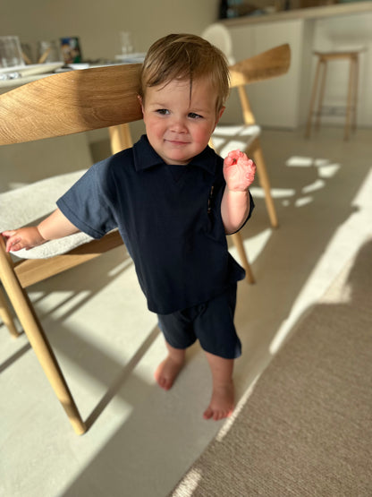 Polo bear set - navy