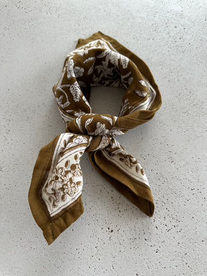 Calcutta mini scarf - olive