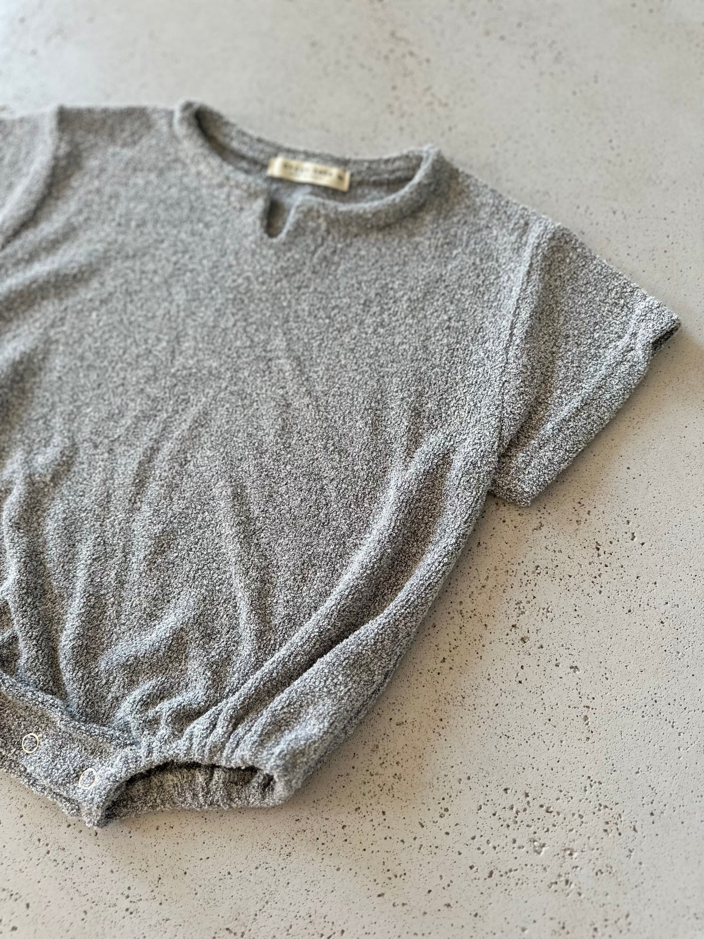 Bebe scone romper - light grey