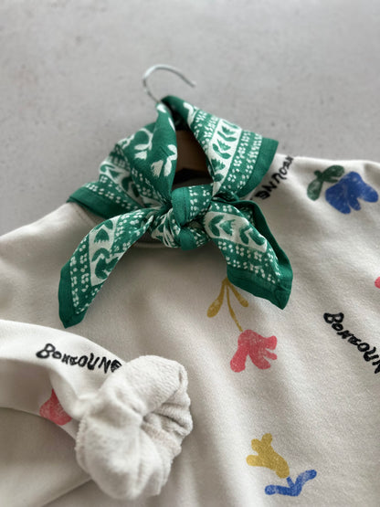 Mumbai mini scarf - spar green