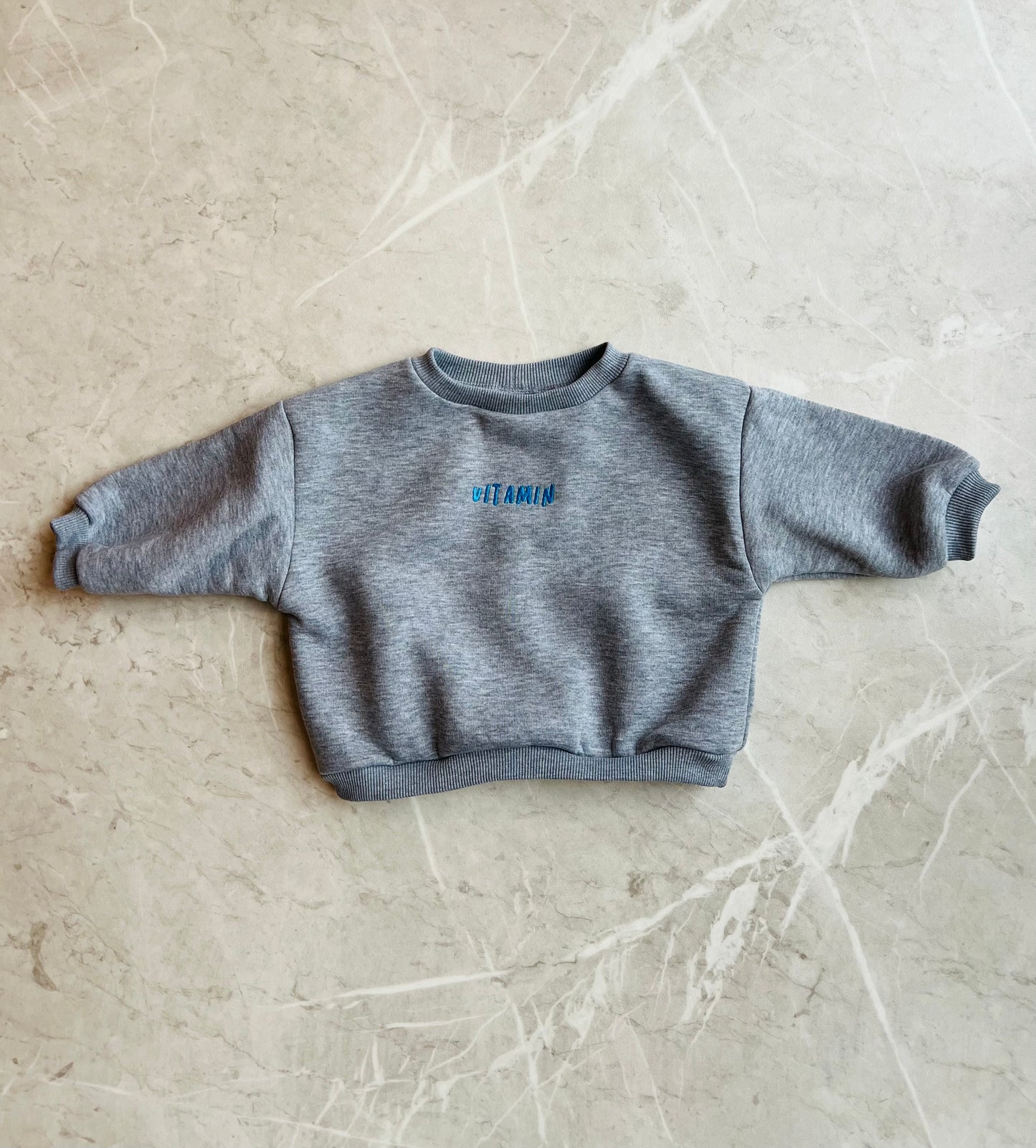 Fleeced sweater - Melange