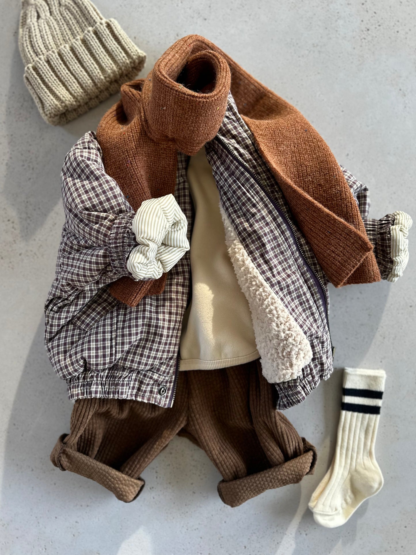 Goju winter check jacket