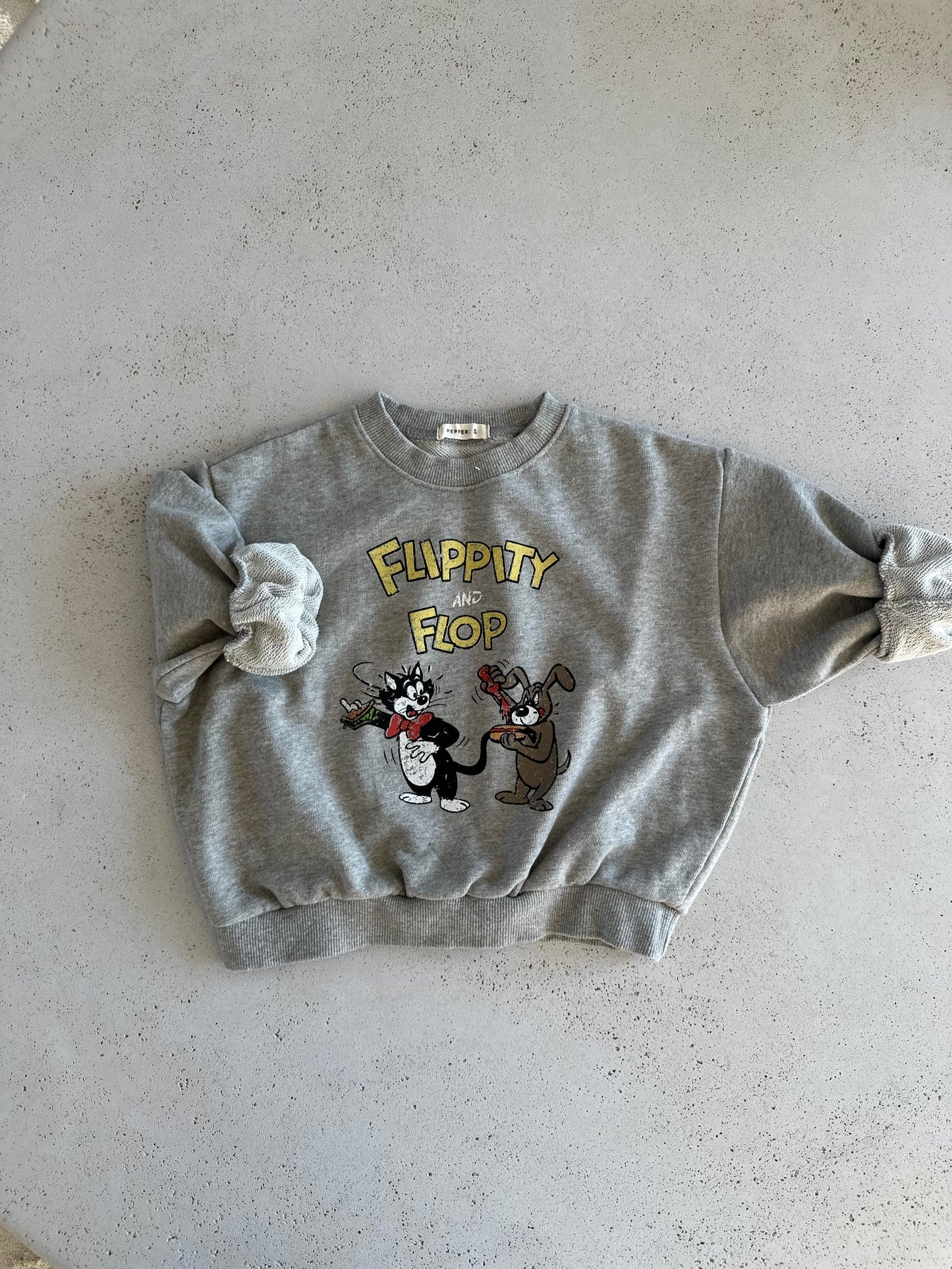 Hotdog sweater - grey melange