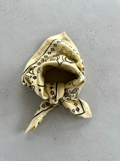 Oscar mini scarf - wine/butter