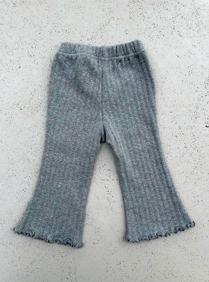 Nalnari flare pants - grey melange