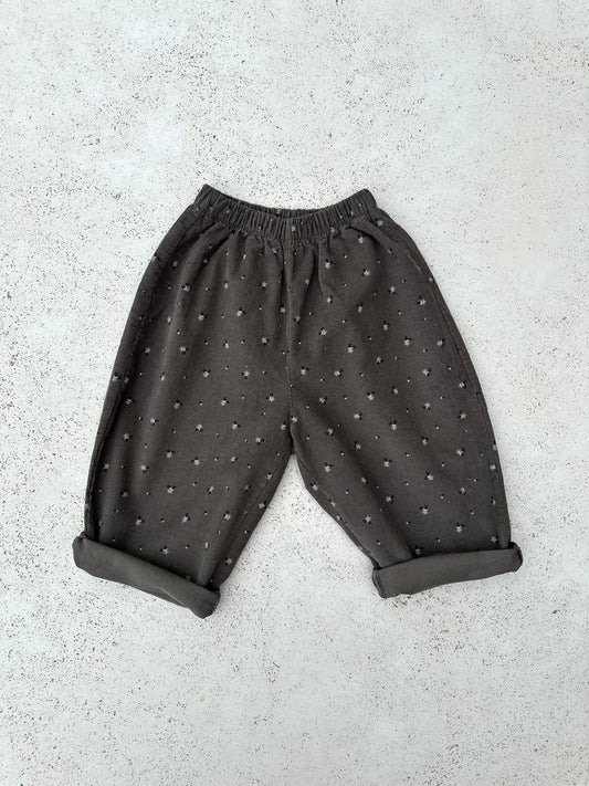 Melly corduroy pants - charcoal