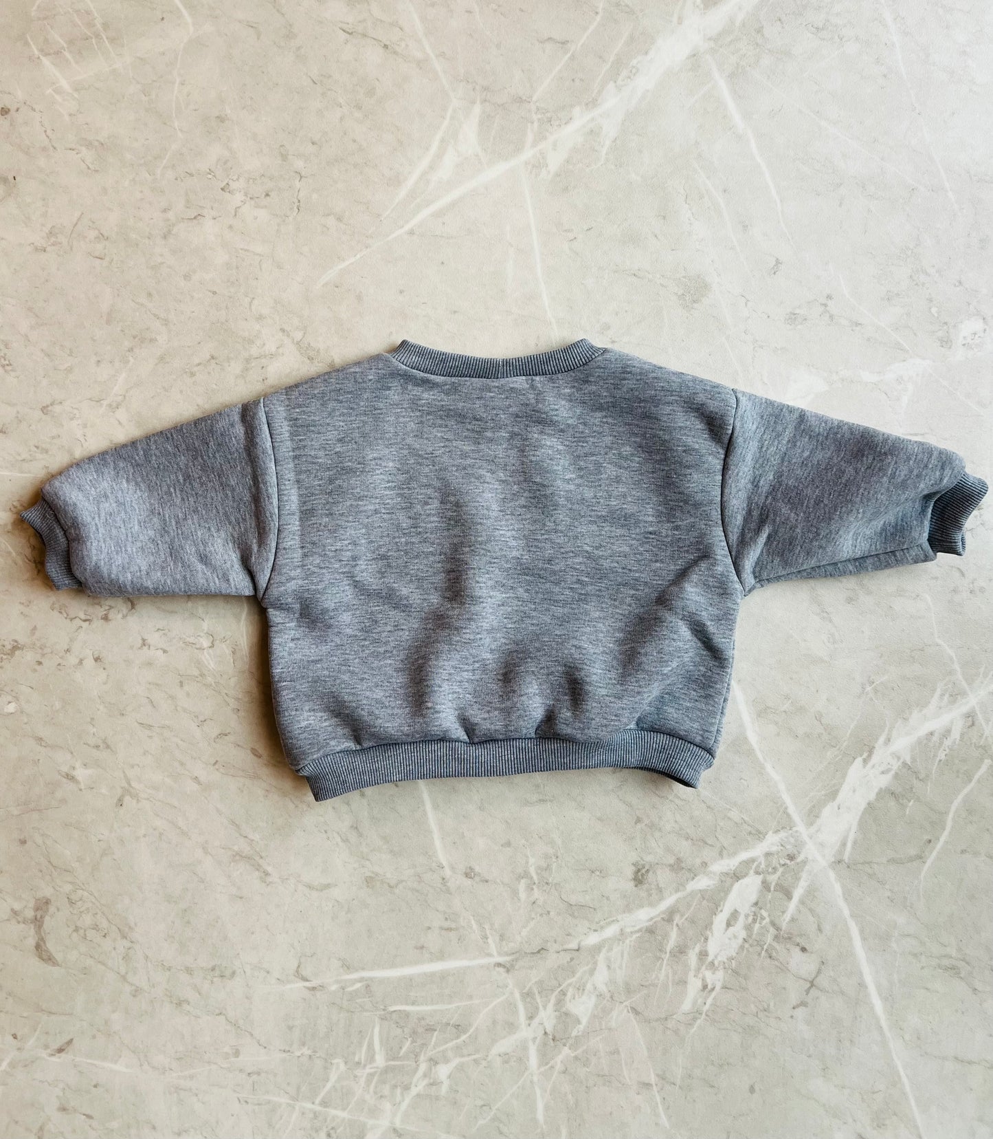 Fleeced sweater - Melange