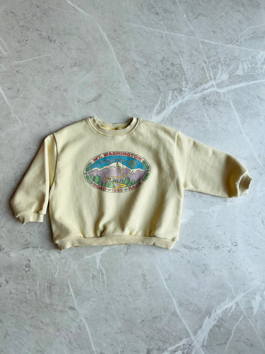 Mountain sweatshirt - Yellow