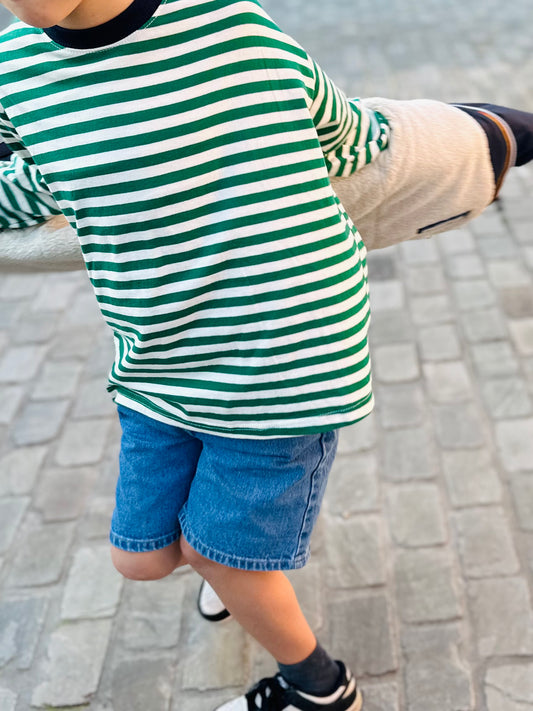 Denim bermuda - Blue