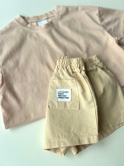 Melo washed tee - Peach