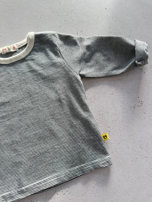 Bebe Lou stripe longsleeve - navy/yellow