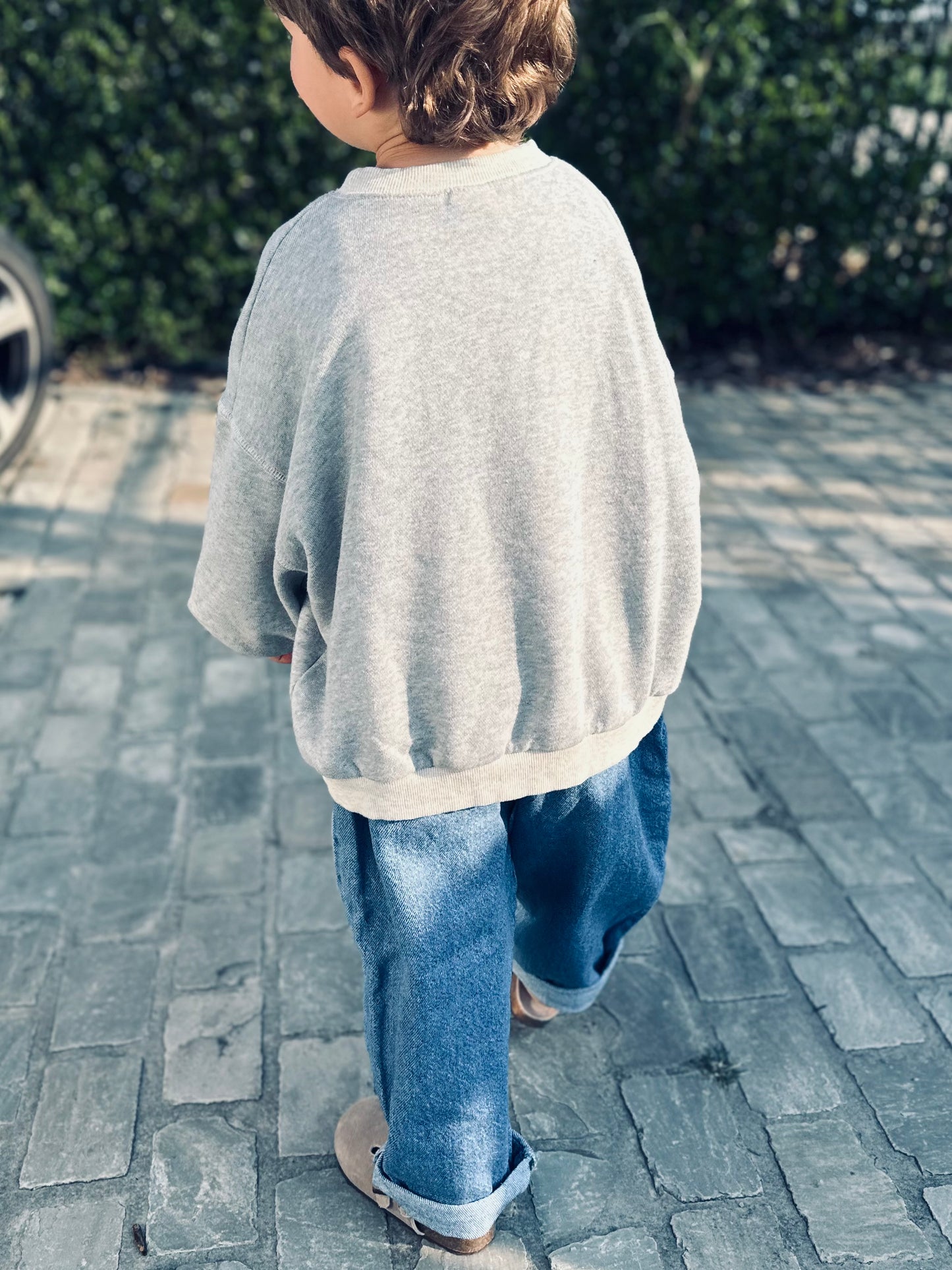 Melli stitch sweater - melange