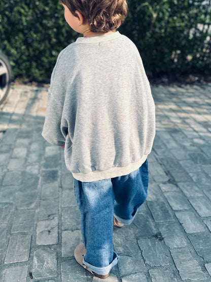 Melli stitch sweater - melange