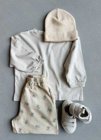 Flower pants - Cream