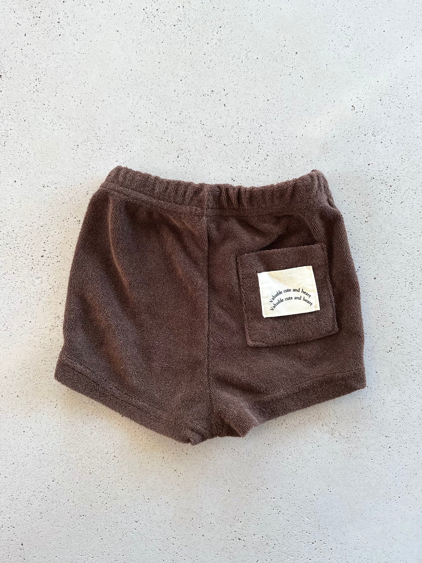 Bebe awesome terry shorts - brown