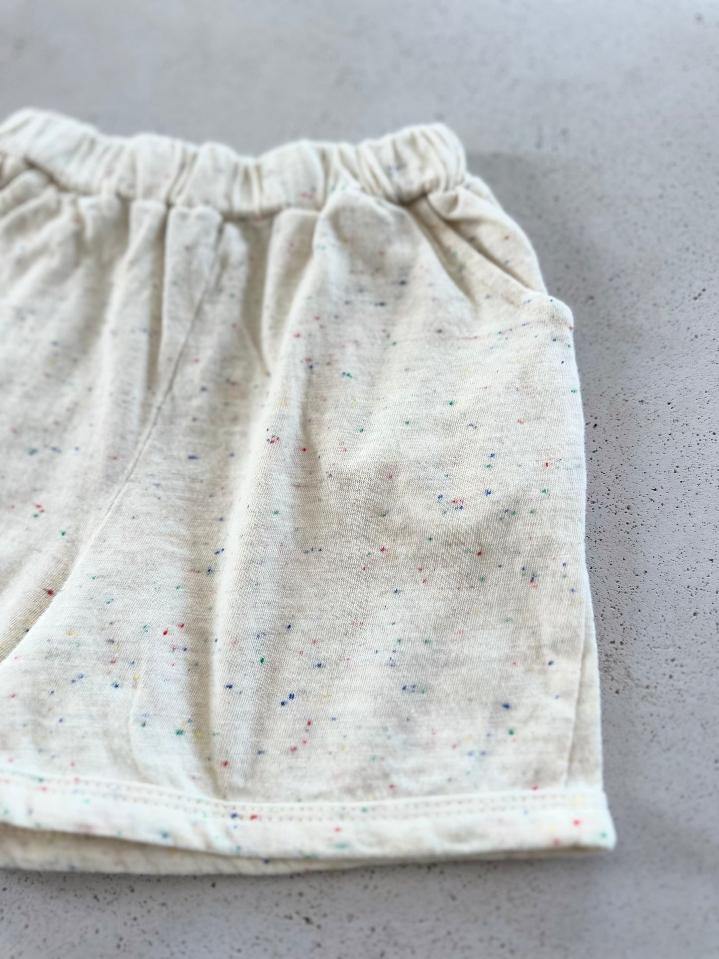 Lollipop shorts - ecru/spickles