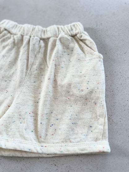 Lollipop shorts - ecru/spickles
