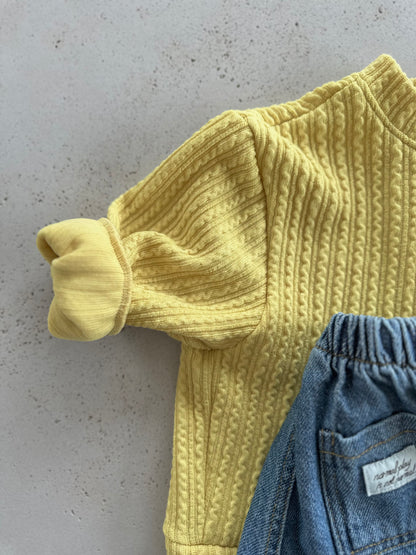 Eline cardigan - yellow