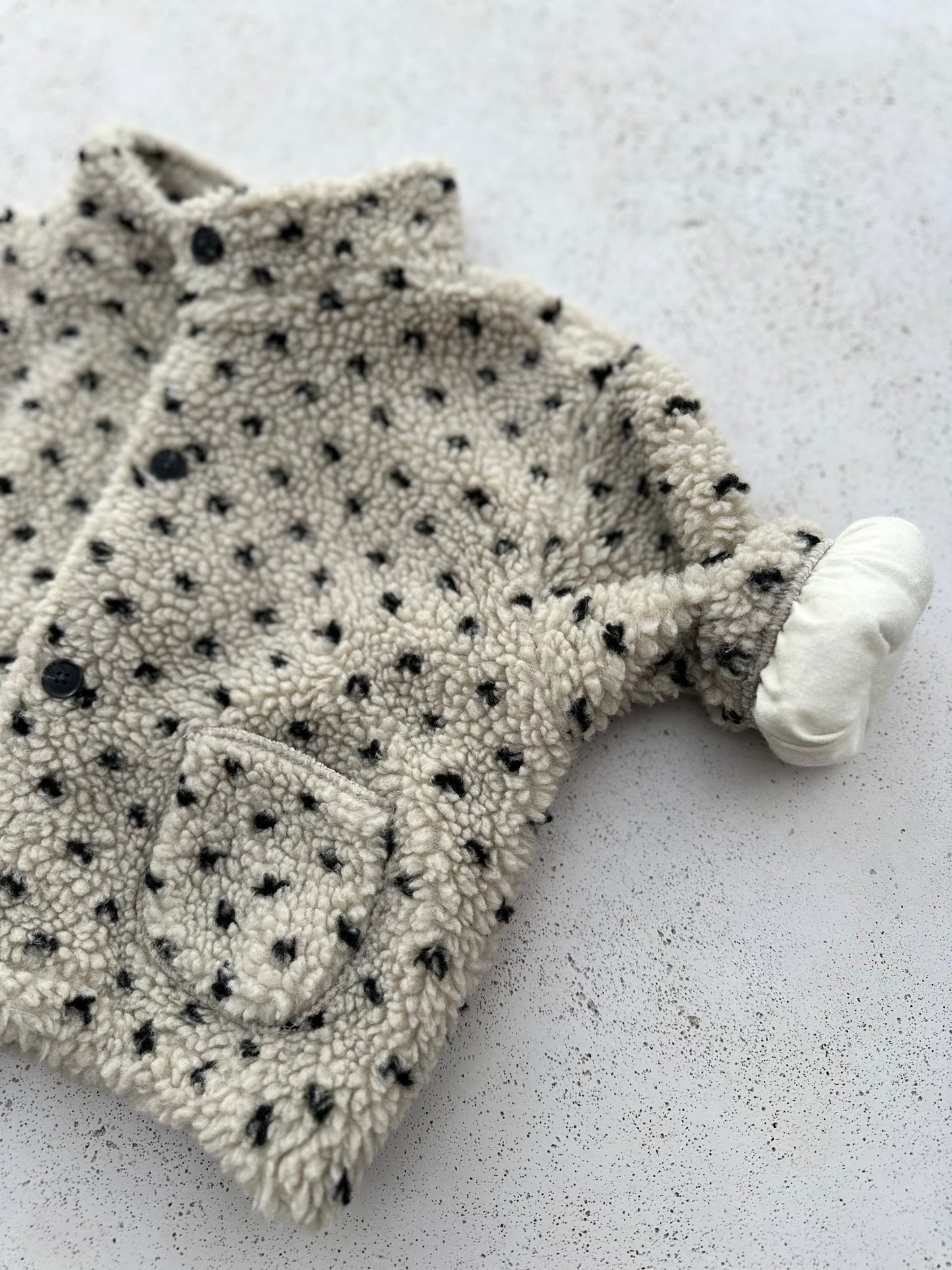 Bebe monet fleece jacket - beige