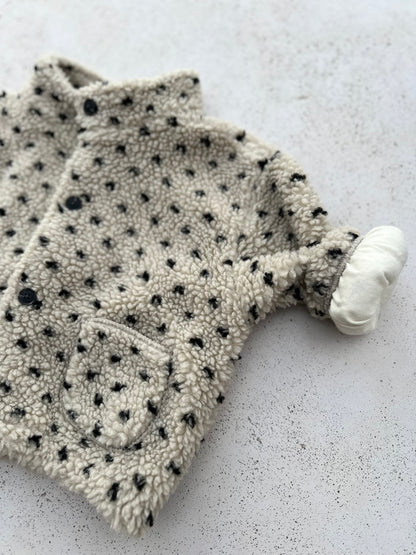 Bebe monet fleece jacket - beige