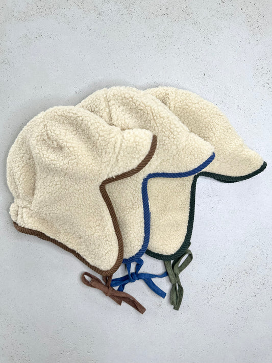 Bouclé fleece cap - more colors