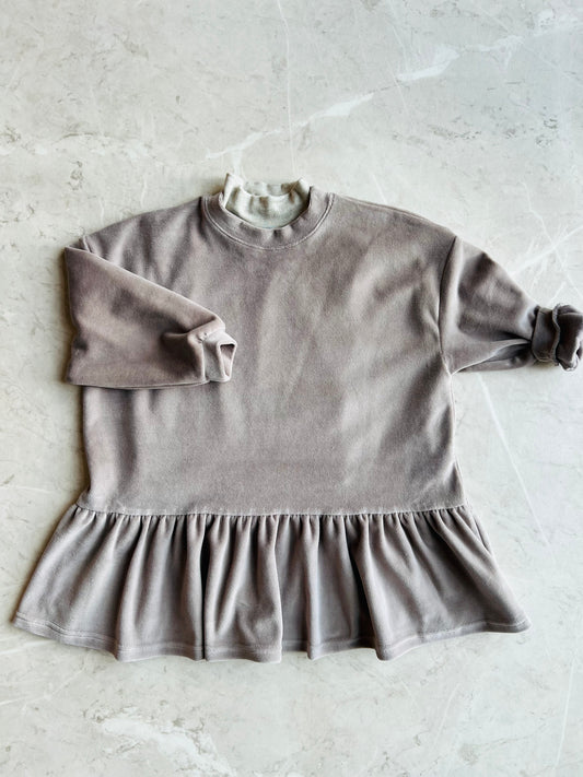 Veloure dress - taupe