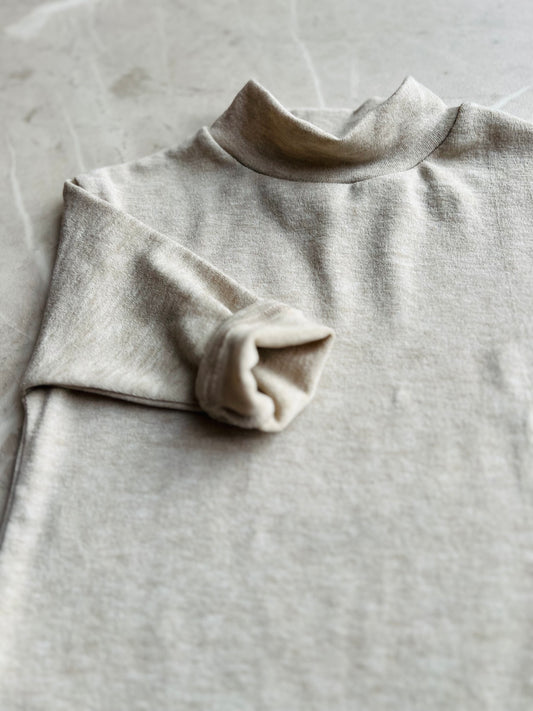 Warm turtleneck souspull - beige