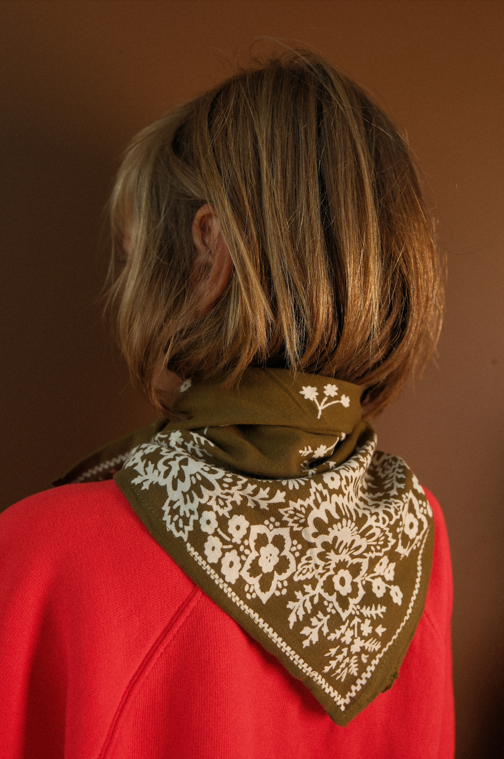 Mysore mini scarf - khaki