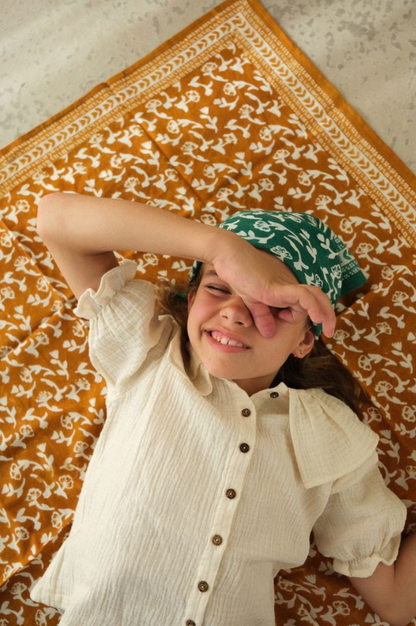 Mumbai mini scarf - spar green