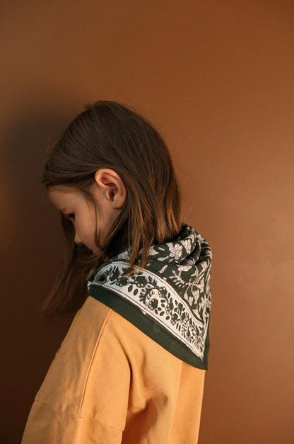 Calcutta mini scarf - green